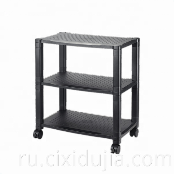 Extra-wide 3 tiers printer cart